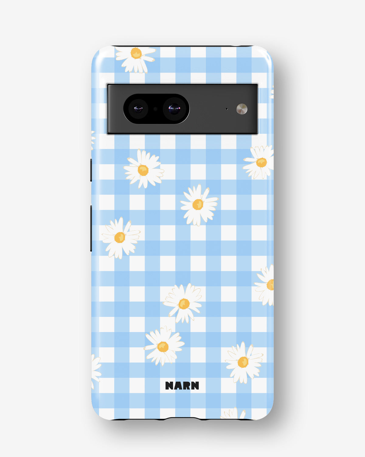 Google Pixel 8 Tough Case – Blue Daisies - View 1