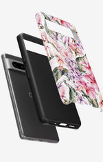 Google Pixel 8 Tough Case – Watercolor Flowers - View 2