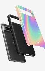 Google Pixel 8 Tough Case – Rainbow Haze - View 2
