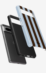 Google Pixel 8 Tough Case – Bistro Stripes - View 2