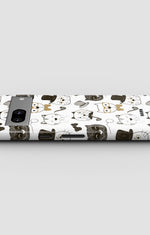 Google Pixel 8 Tough Case – Cartoon Cats - View 3