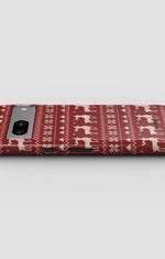 Google Pixel 8 Tough Case – Reindeer Knit - View 3