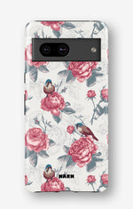 Google Pixel 8 Pro Tough Case – Birds Among Roses - View 1