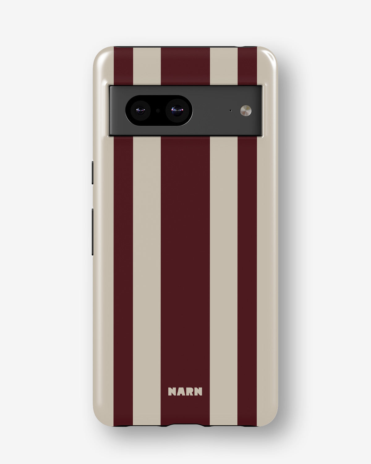 Google Pixel 8 Pro Tough Case – Bordeaux Stripe - View 1