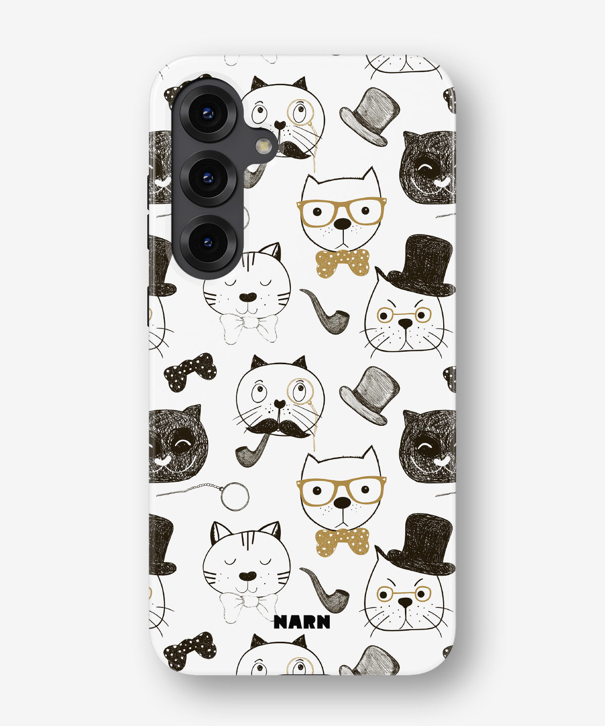 Samsung Galaxy S23 FE Tough Case – Cartoon Cats - View 1