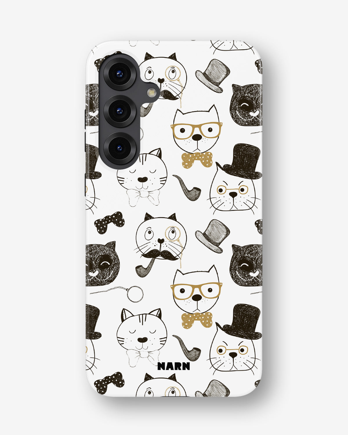 Samsung Galaxy S23 FE Tough Case – Cartoon Cats - View 1