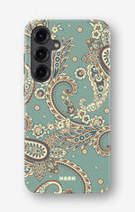 Samsung Galaxy S23 FE Tough Case – Paisley Green - View 1