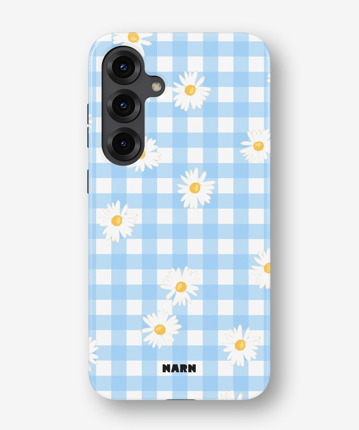 Samsung Galaxy S23 FE Tough Case – Blue Daisies - View 1