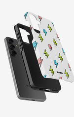 Samsung Galaxy S23 FE Tough Case – Lightning Bolts - View 2