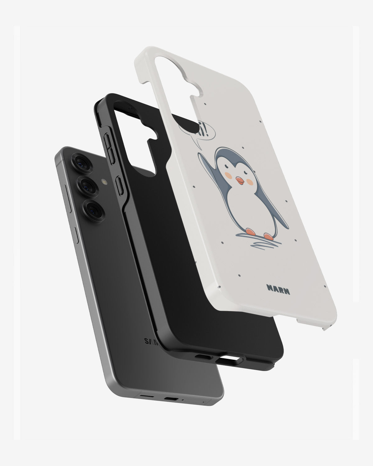 Samsung Galaxy S23 FE Tough Case – Cute Penguin - View 2