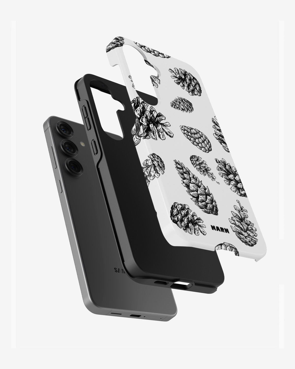 Samsung Galaxy S23 FE Tough Case – Pine Cones - View 2