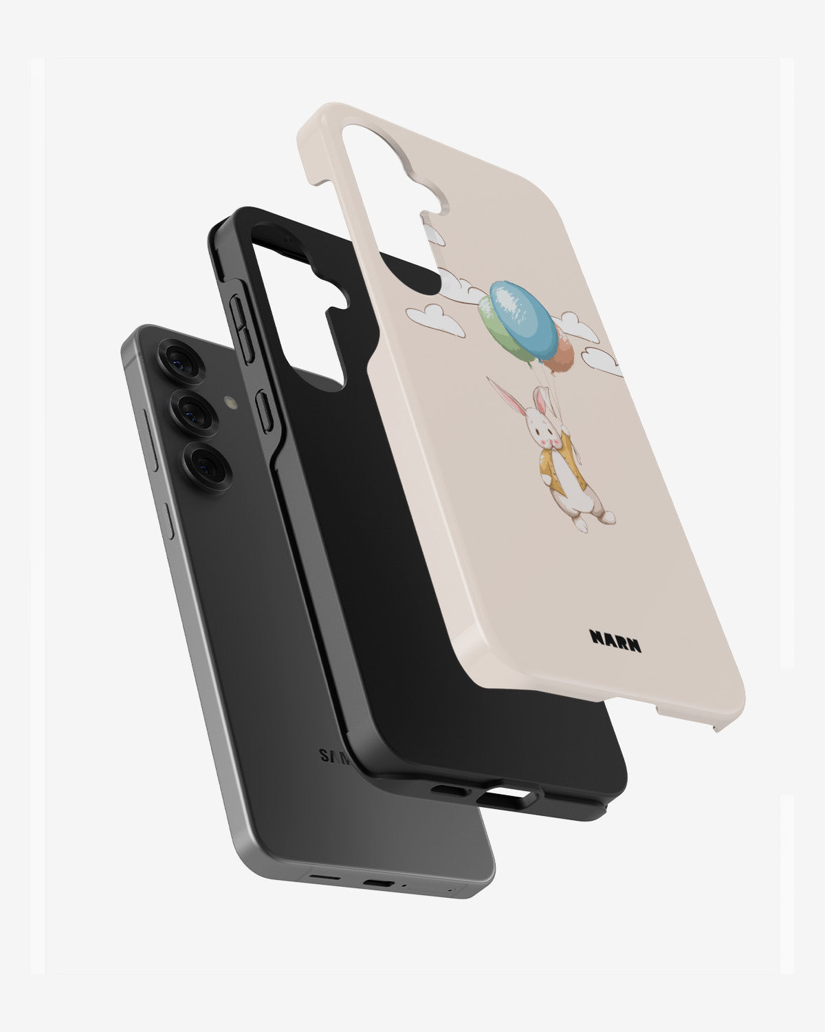 Samsung Galaxy S23 FE Tough Case – Flying Rabbit - View 2