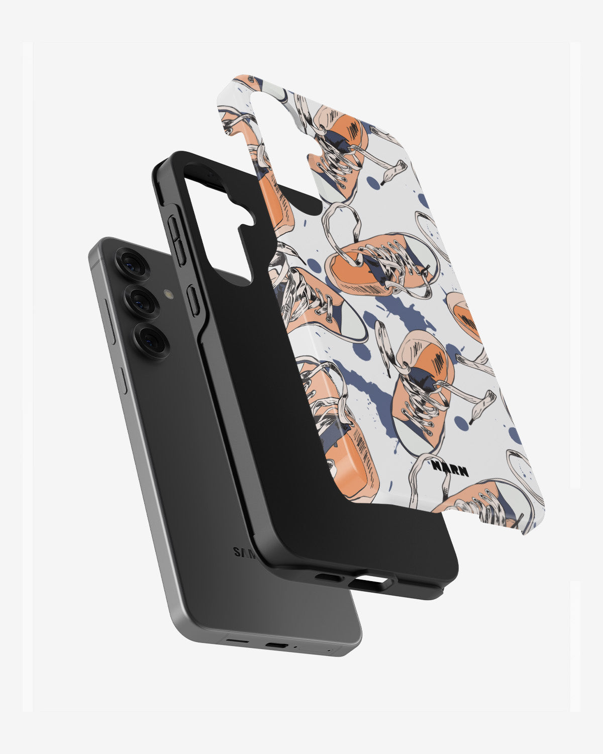 Samsung Galaxy S23 FE Tough Case – Apricot Sneakers - View 2
