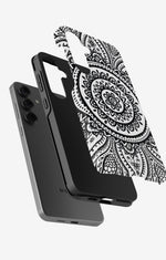 Samsung Galaxy S23 FE Tough Case – Henna Mandala - View 2