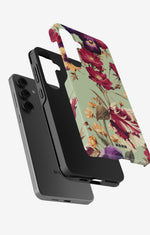 Samsung Galaxy S23 FE Tough Case – Pansy Pansy - View 2