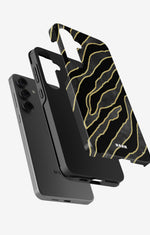 Samsung Galaxy S23 FE Tough Case – Golden Zebra - View 2
