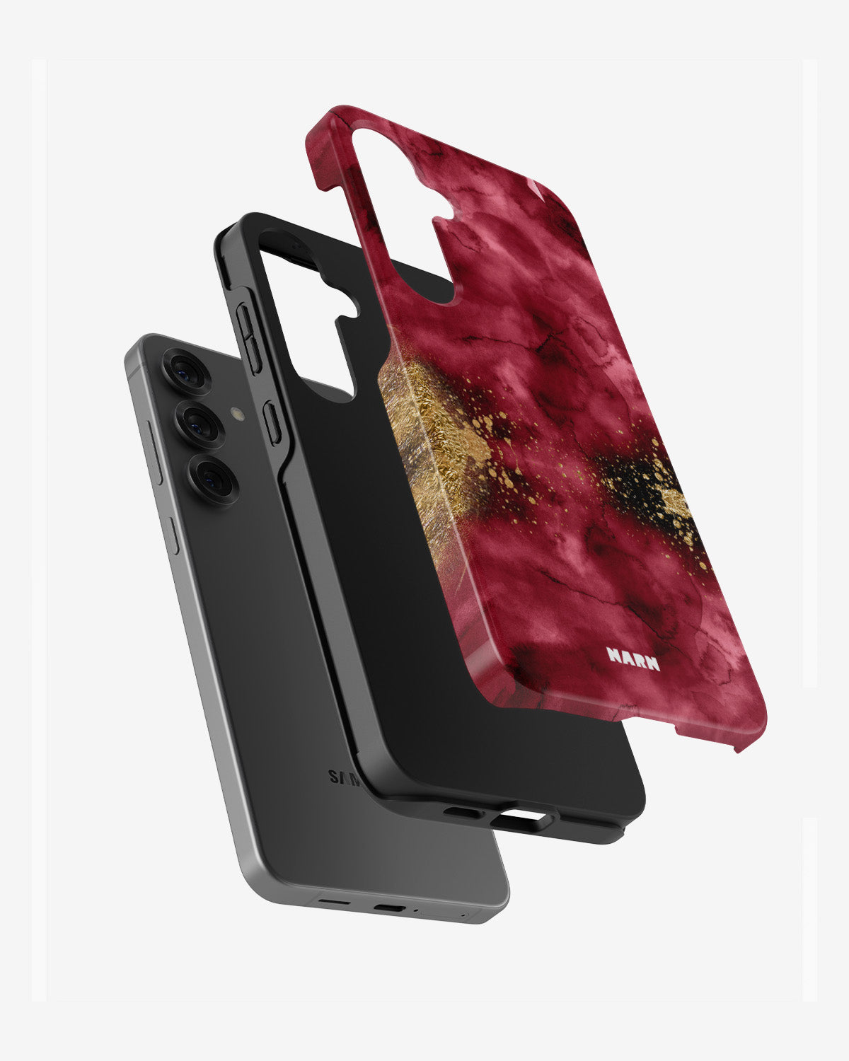 Samsung Galaxy S23 FE Tough Case – Burgendy Shimmer - View 2