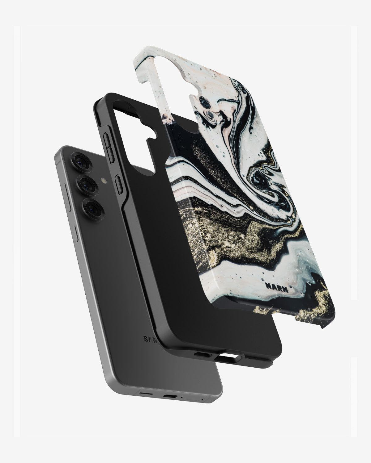 Samsung Galaxy S23 FE Tough Case – Golden Swirl - View 2