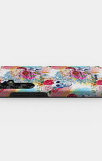 Samsung Galaxy S23 FE Tough Case – Flowered Skulls - View 3