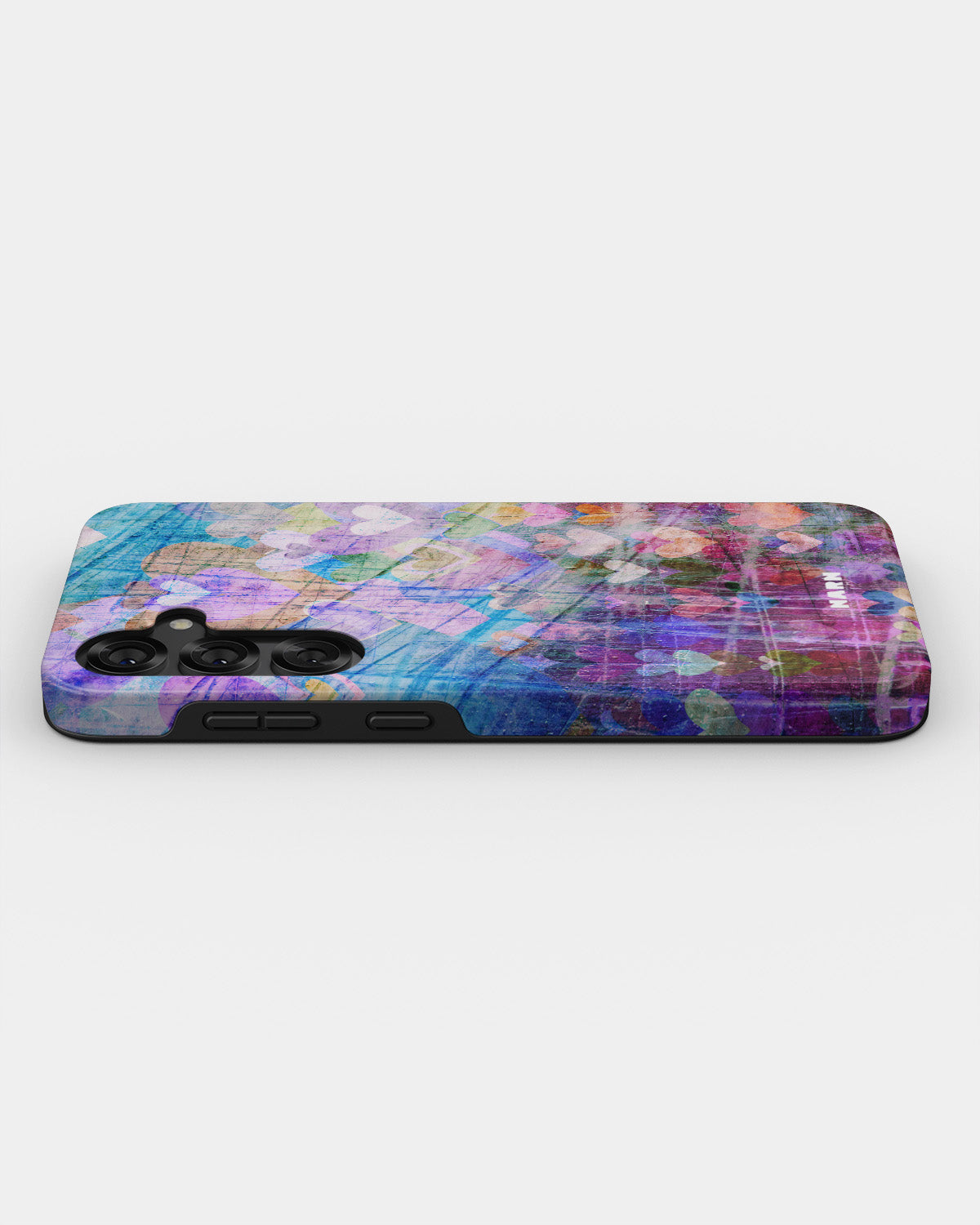 Samsung Galaxy S23 FE Tough Case – Purple Hearts - View 3
