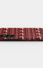 Samsung Galaxy S23 FE Tough Case – Reindeer Knit - View 3