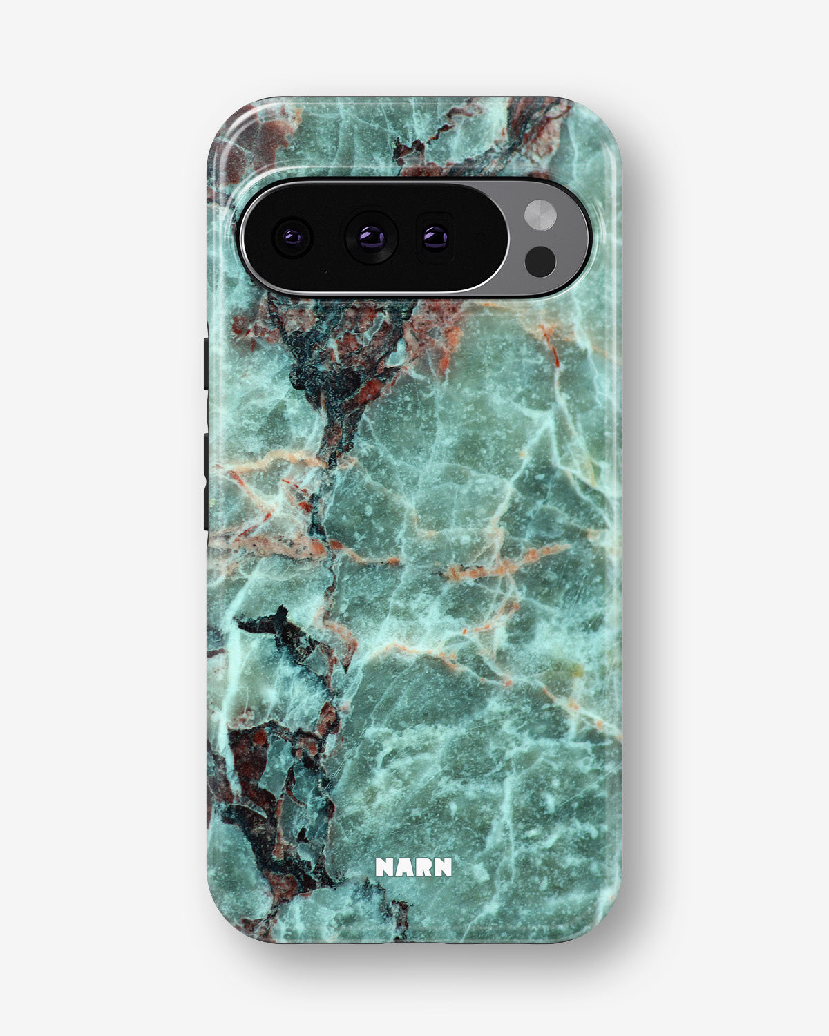 Google Pixel 11 Pro Tough Case – Green Marble - View 1