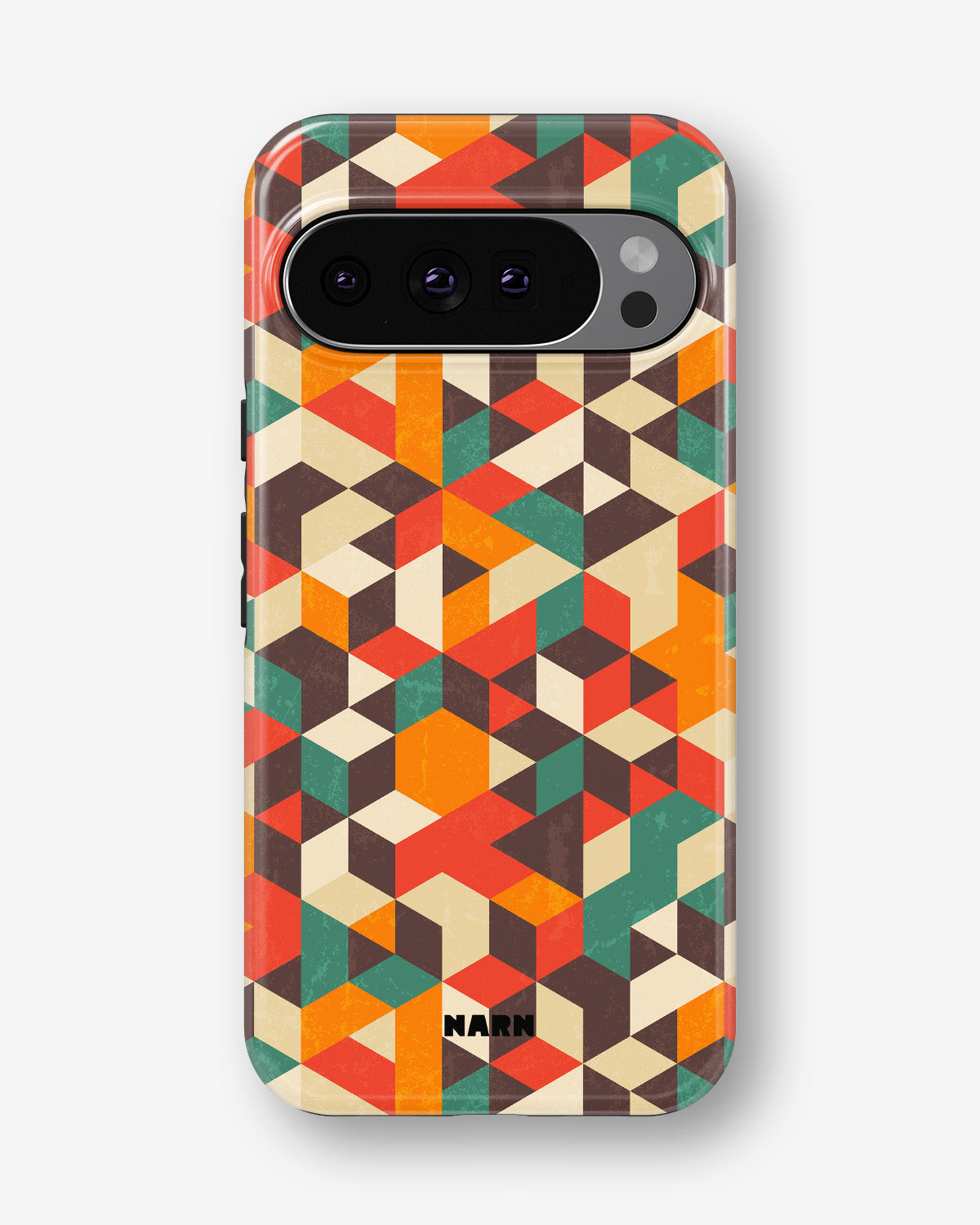 Google Pixel 11 Pro Tough Case – Retro Geometric - View 1