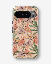 Google Pixel 11 Pro Tough Case – Flamingos & Flowers - View 1