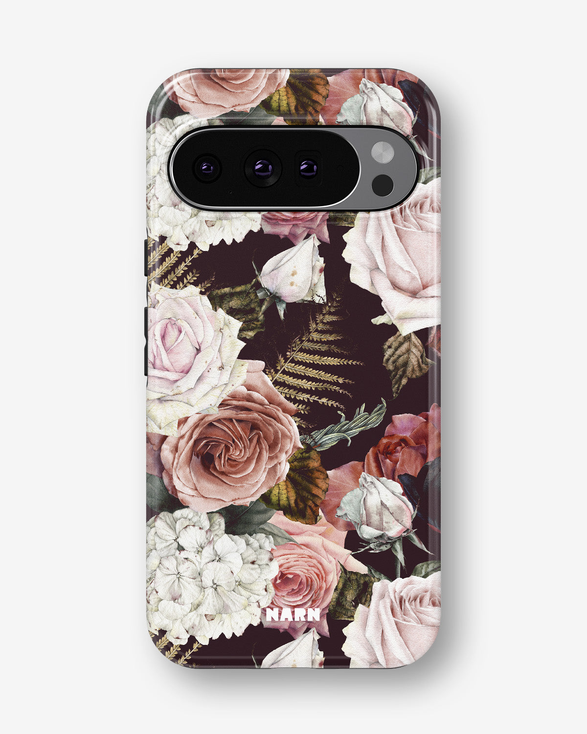 Google Pixel 11 Pro Tough Case – Midnight Roses - View 1
