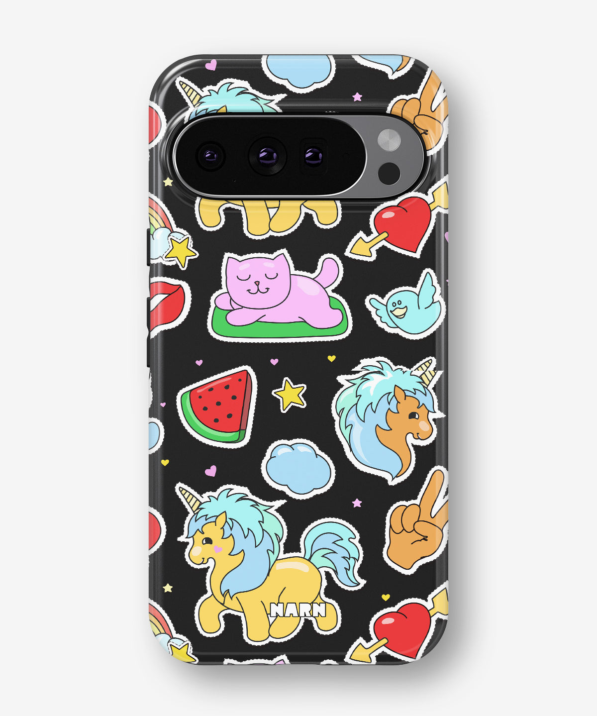 Google Pixel 11 Tough Case – Cute Stickers - View 1