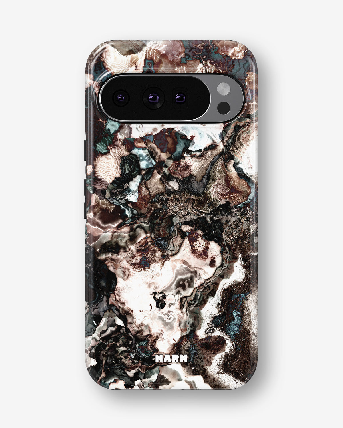 Google Pixel 11 Tough Case – Marble Brown - View 1