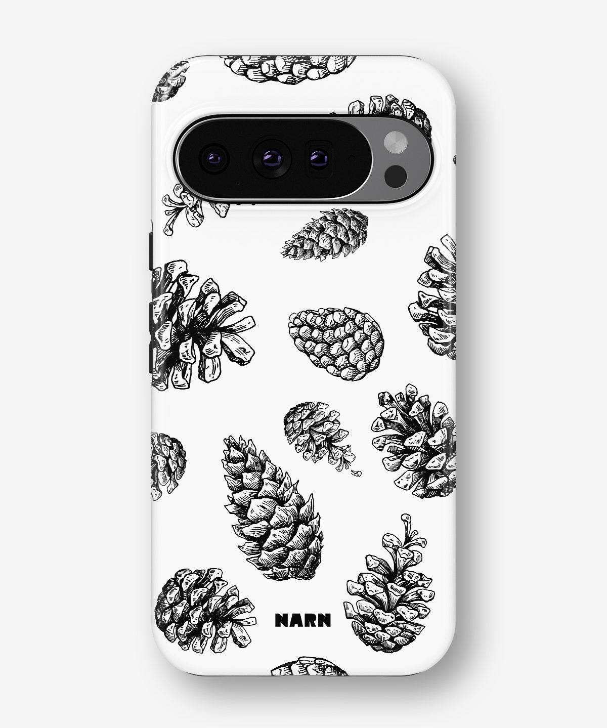 Google Pixel 11 Tough Case – Pine Cones - View 1