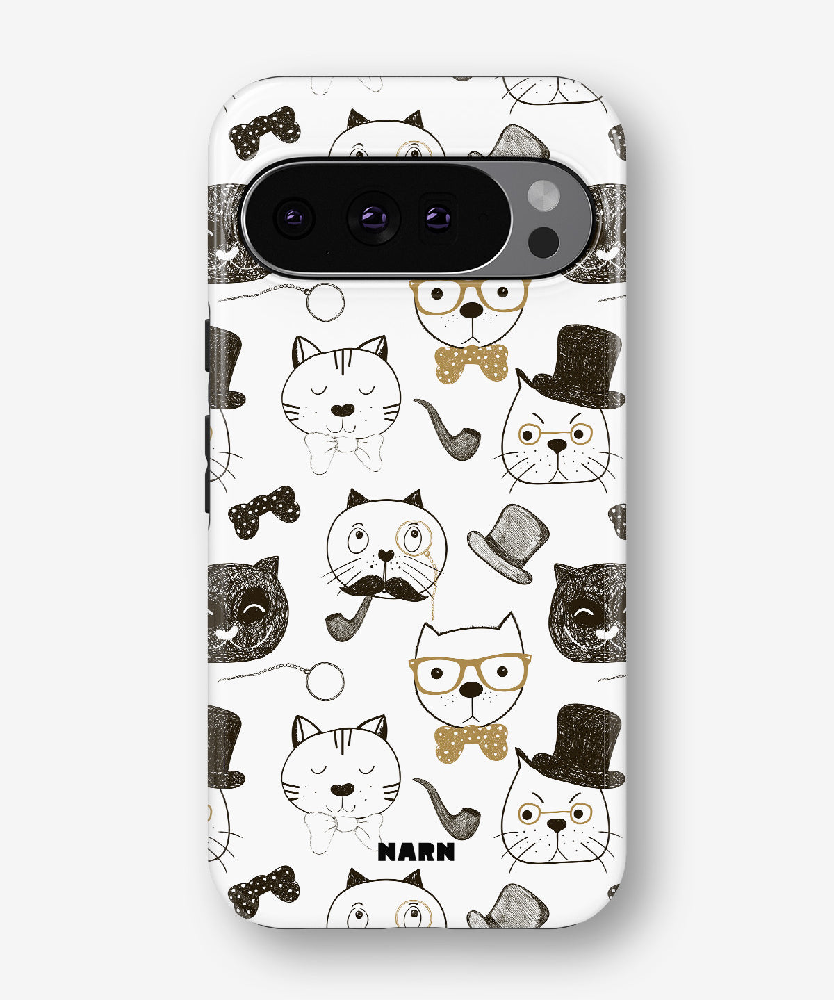 Google Pixel 11 Tough Case – Cartoon Cats - View 1