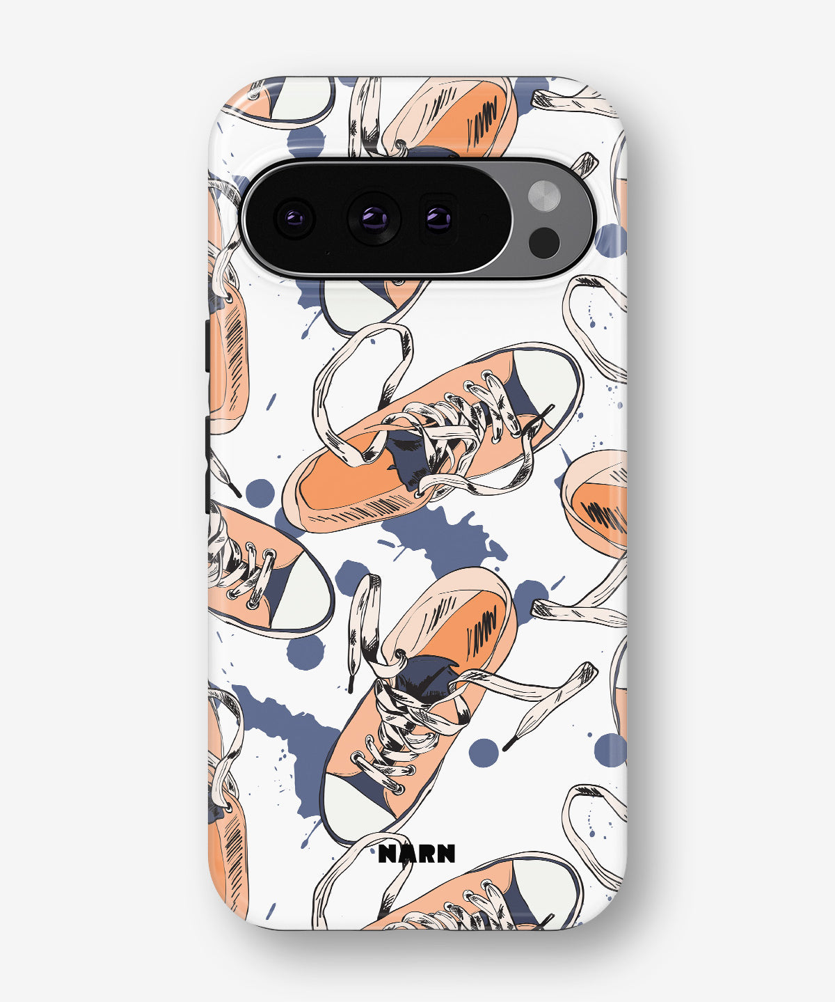 Google Pixel 11 Tough Case – Apricot Sneakers - View 1