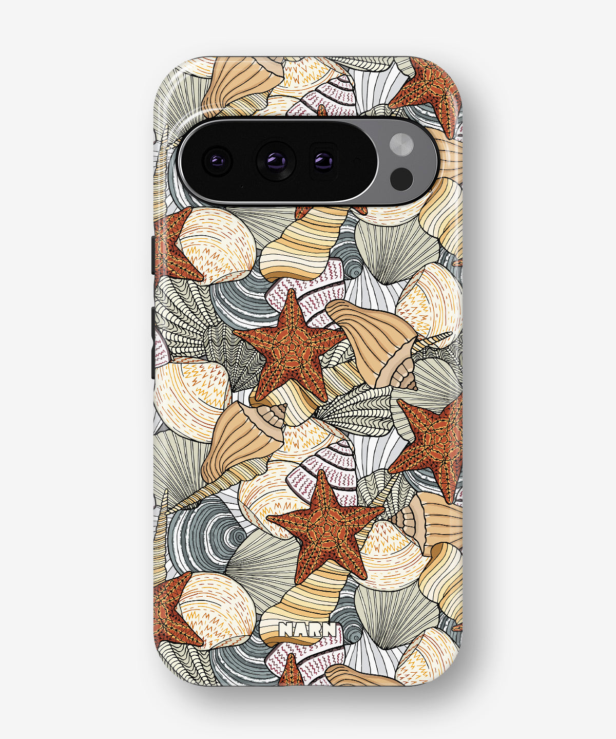 Google Pixel 11 Tough Case – Sea Shells - View 1