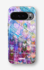 Google Pixel 11 Tough Case – Purple Hearts - View 1