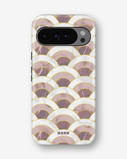 Google Pixel 11 Tough Case – Pink Marble Waves - View 1