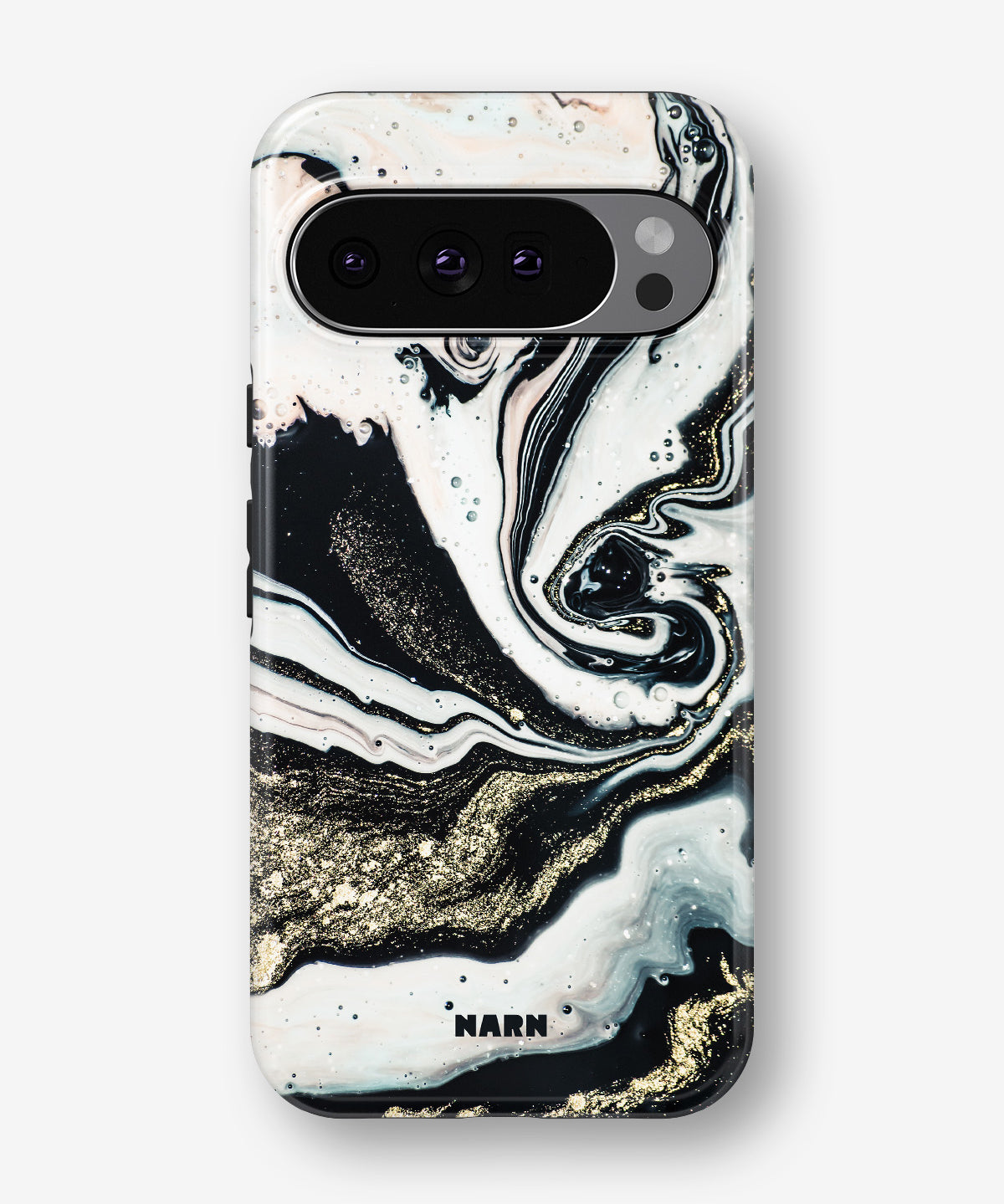 Google Pixel 11 Tough Case – Golden Swirl - View 1