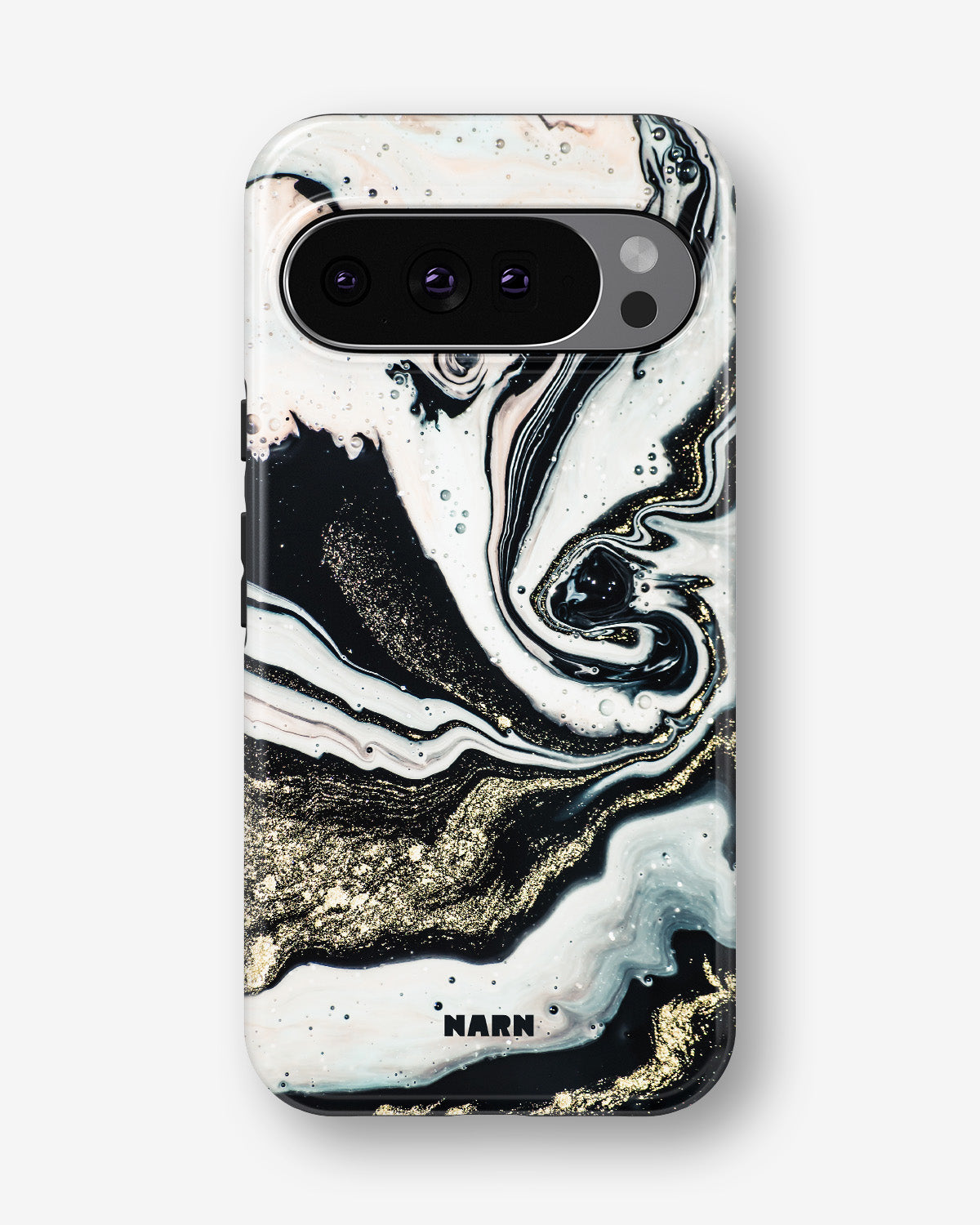 Google Pixel 11 Tough Case – Golden Swirl - View 1