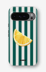 Google Pixel 11 Tough Case – Lemon Stripes - View 1