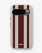 Google Pixel 11 Tough Case – Bordeaux Stripe - View 1