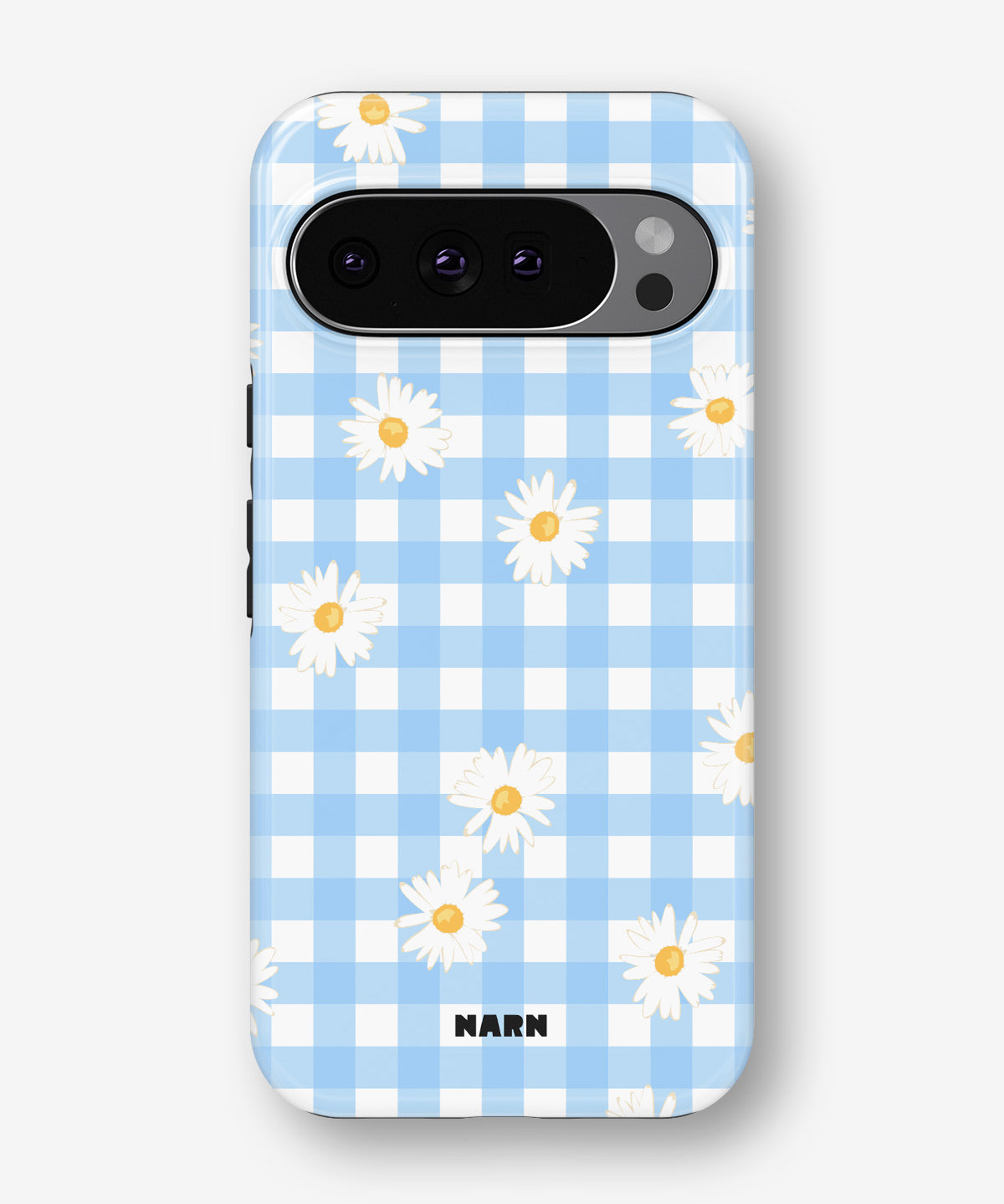 Google Pixel 11 Tough Case – Blue Daisies - View 1