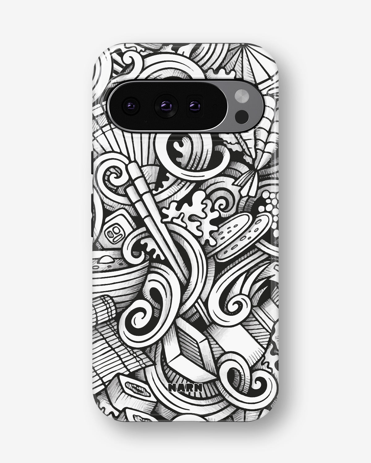 Google Pixel 11 Pro XL Tough Case – Japanese Pattern - View 1