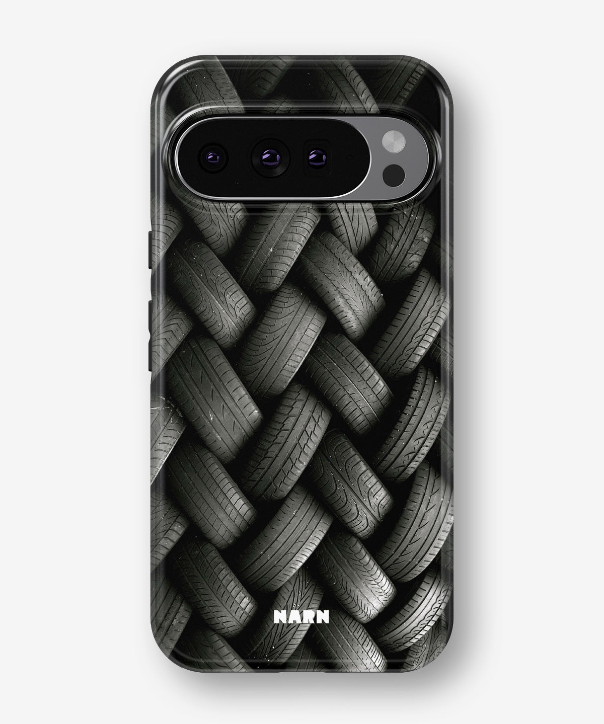 Google Pixel 11 Pro XL Tough Case – Tires Wall - View 1