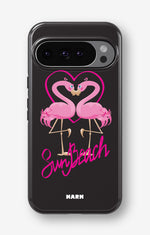 Google Pixel 11 Pro XL Tough Case – Beach Flamingo - View 1