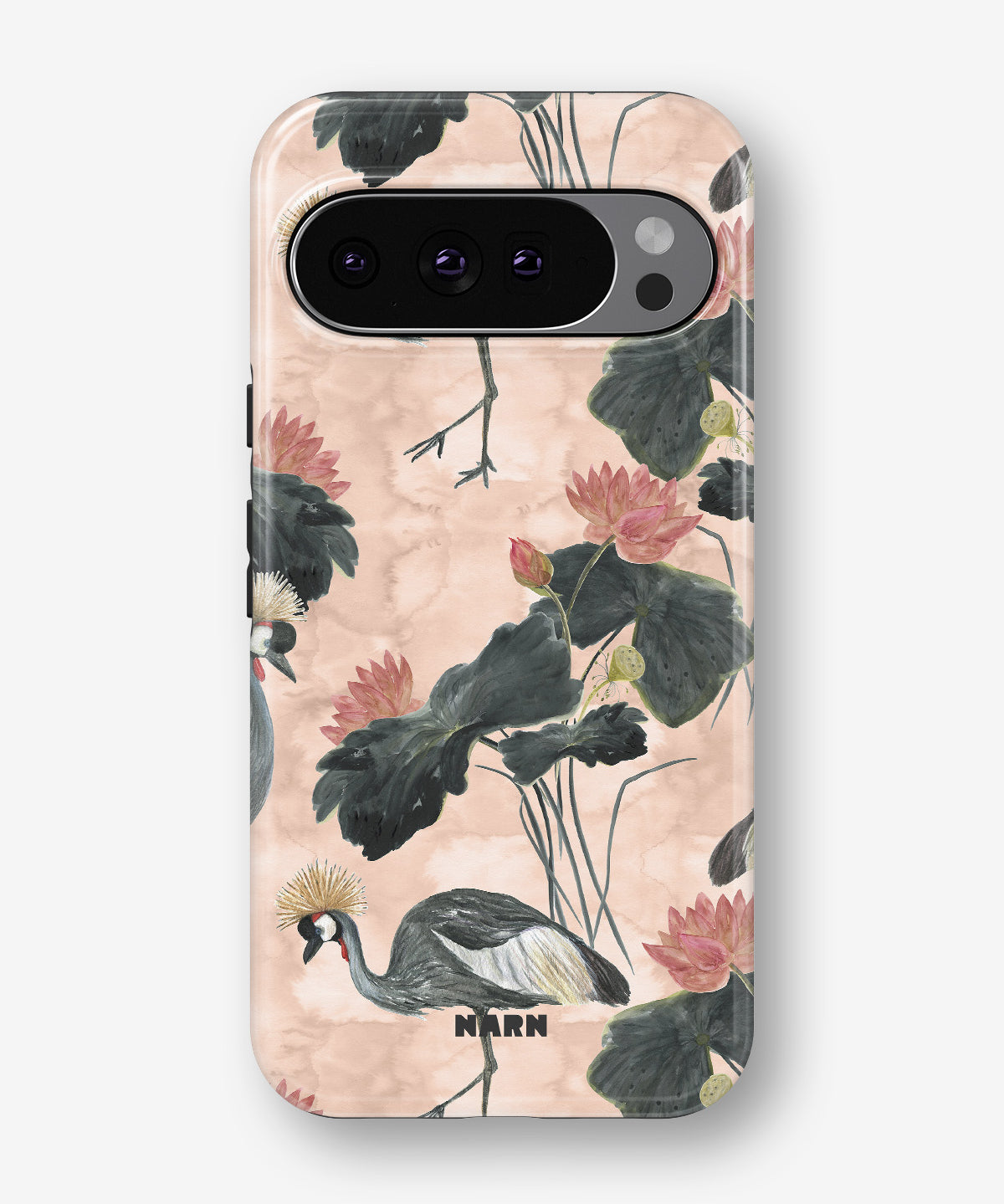 Google Pixel 11 Pro XL Tough Case – Crowned Bird - View 1