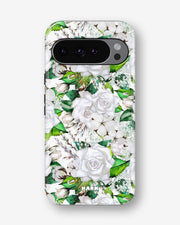 Google Pixel 11 Pro XL Tough Case – White Bloom - View 1