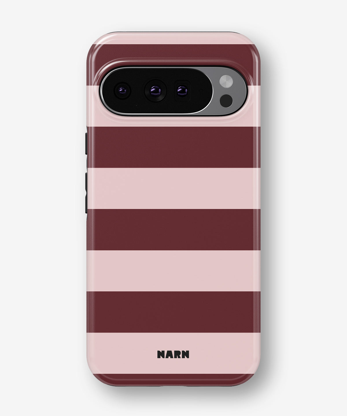Google Pixel 11 Pro XL Tough Case – Cranberry Stripe - View 1