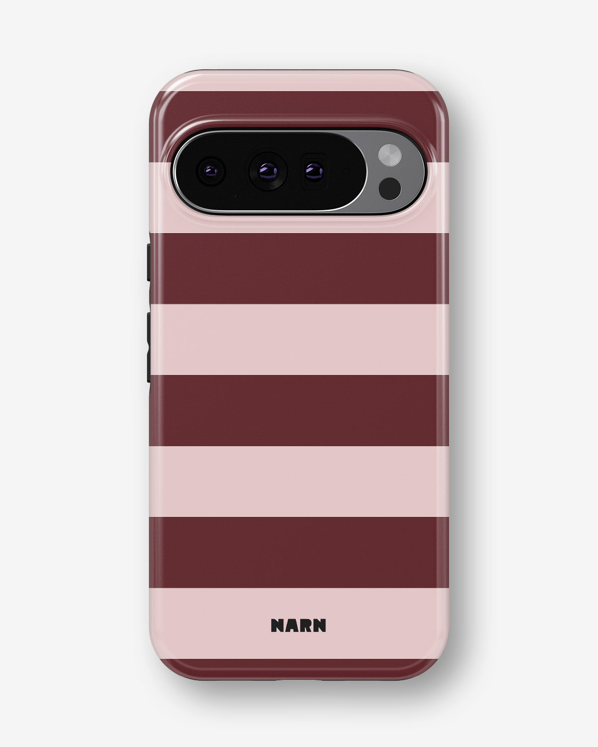 Google Pixel 11 Pro XL Tough Case – Cranberry Stripe - View 1