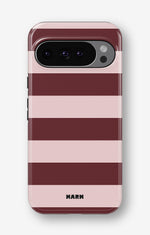 Google Pixel 11 Pro XL Tough Case – Cranberry Stripe - View 1